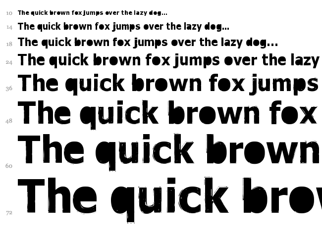 Dreamer font waterfall